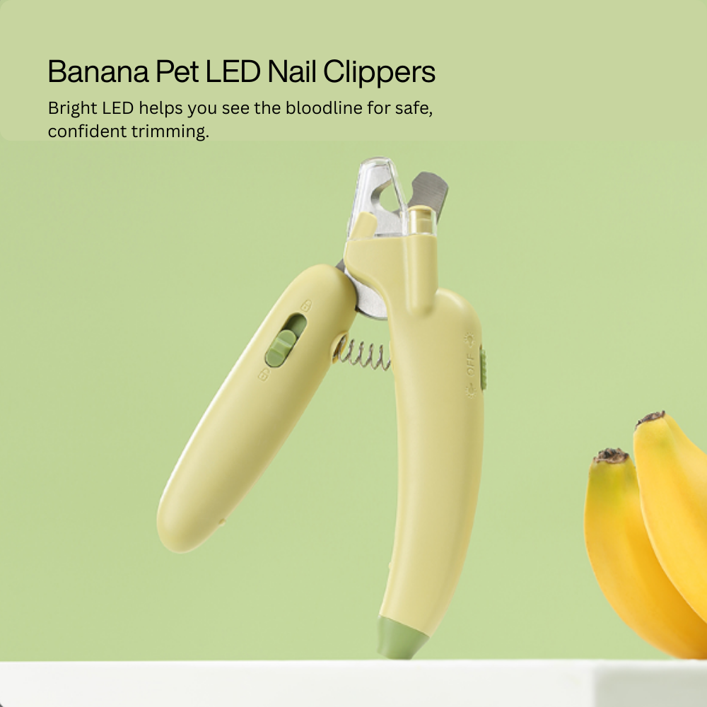 Banana LED Nail Clipper & File