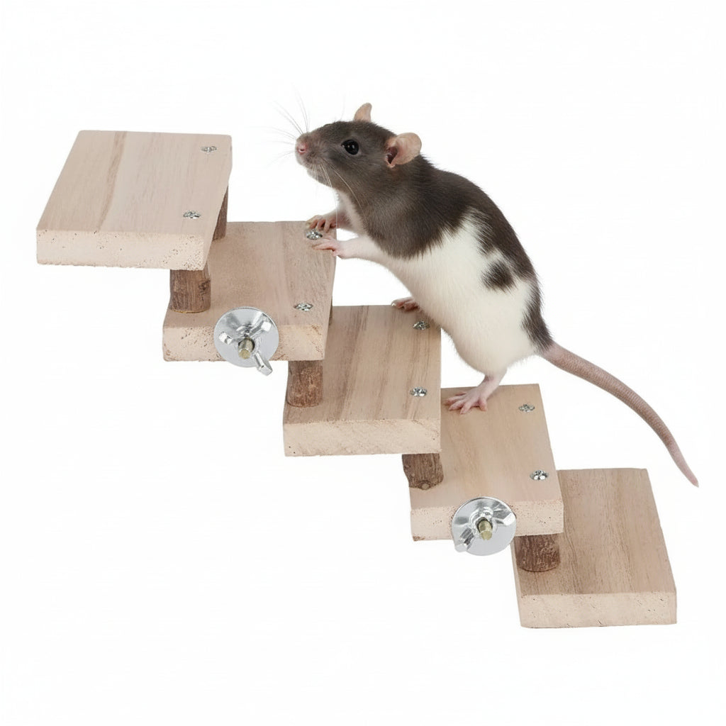 Wooden Ladder for Parrots or Hamsters