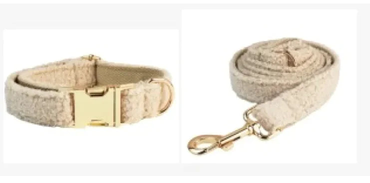 Soft Cream Collar & Harness