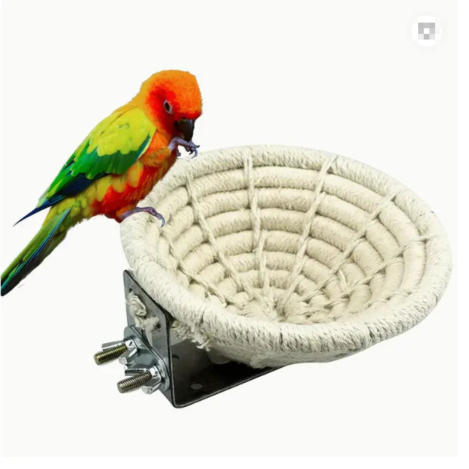 Hand-Woven Hemp Rope Bird Nest