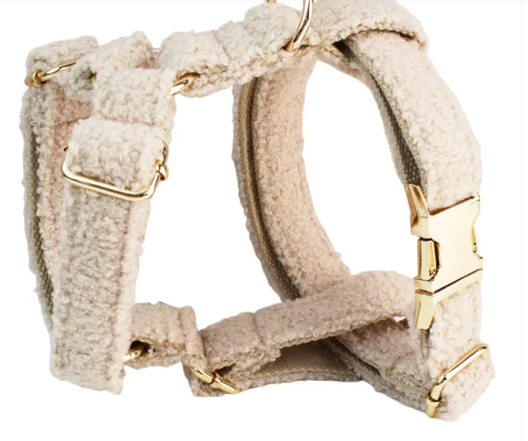 Soft Cream Collar & Harness