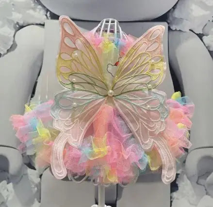 Rainbow Fairy Butterfly Costume