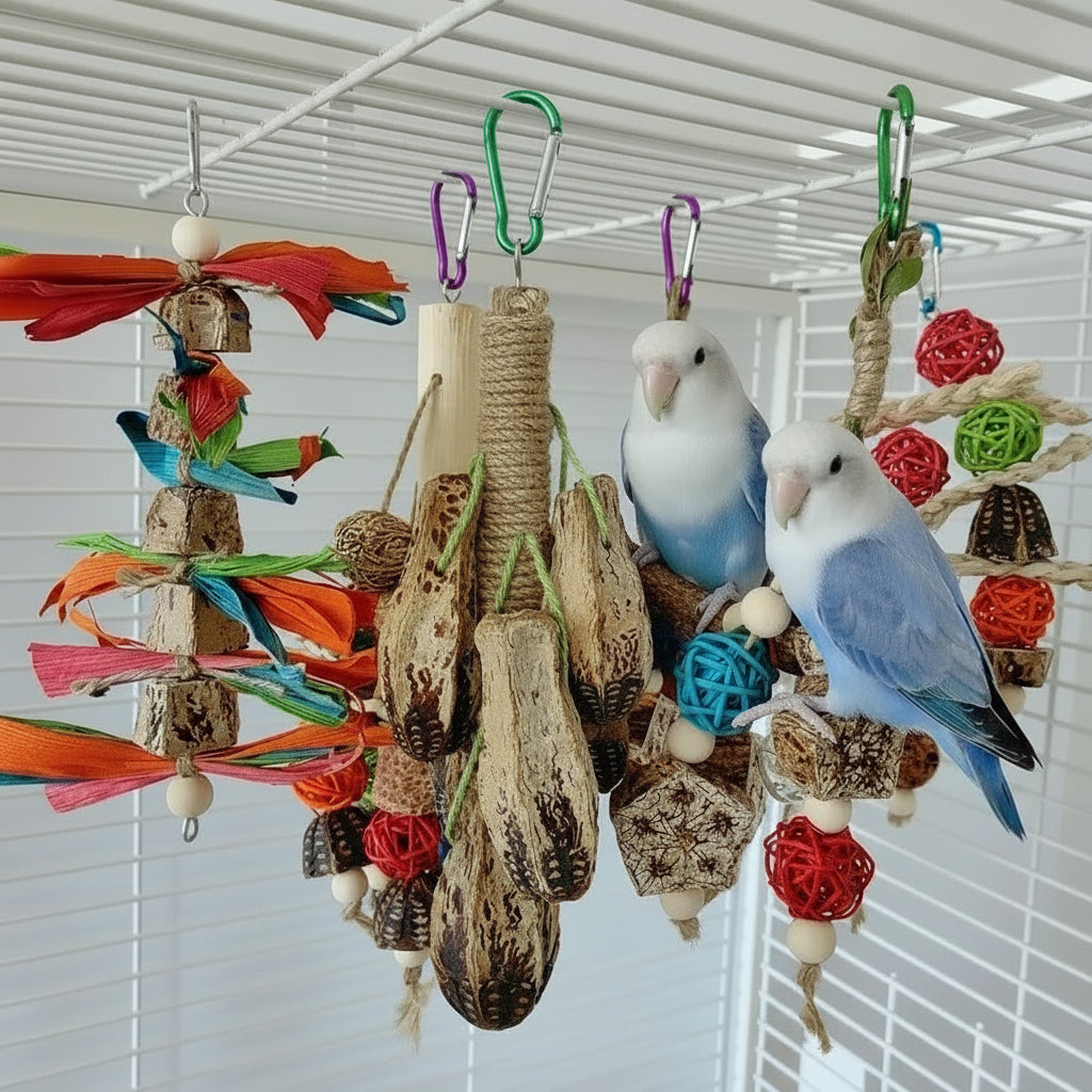 Bird Chew Toys and Decor