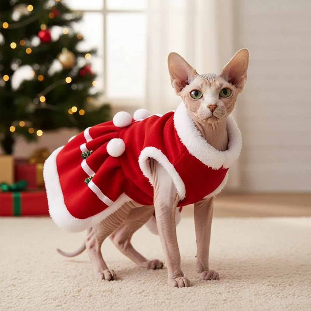 Thick Fleece Christmas Skirt