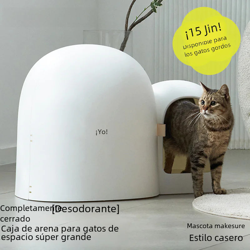 Enclosed Odor Control Litter Box