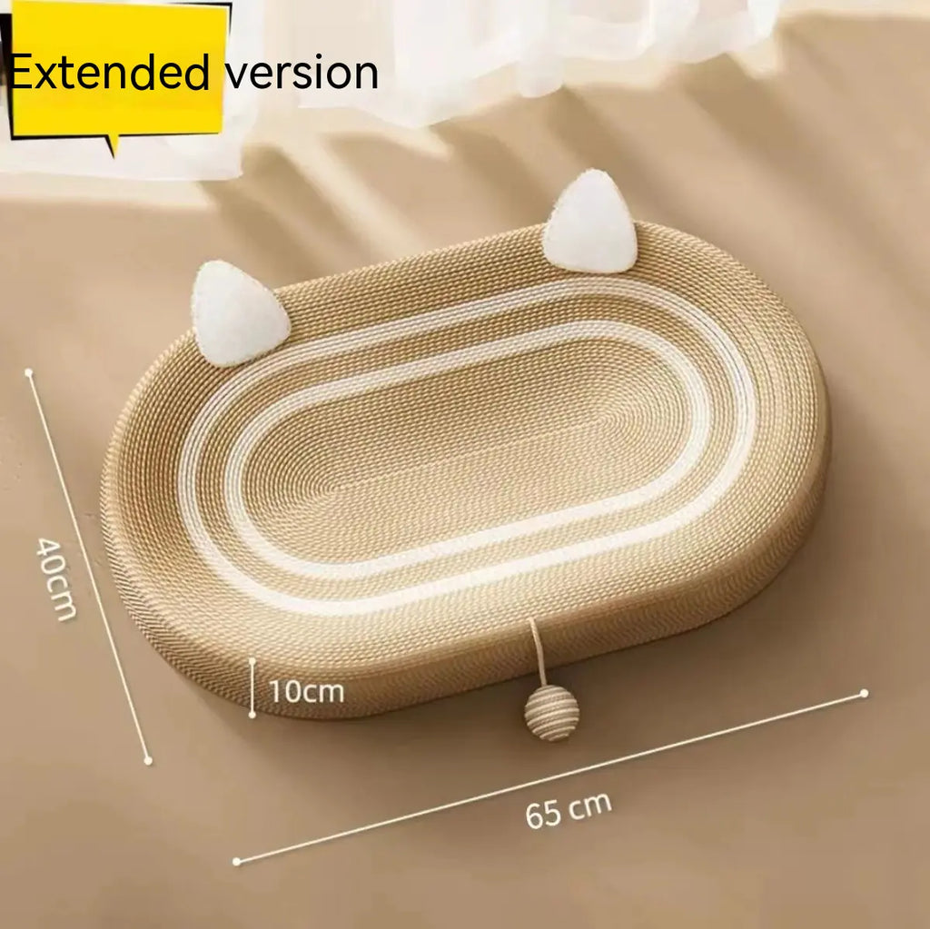 Oversized Sisal Cat Scratch Board Bed