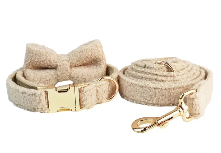Soft Cream Collar & Harness