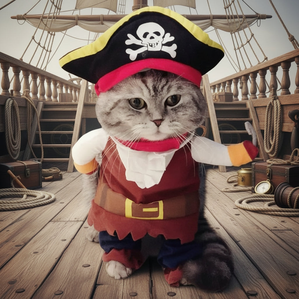 Pirate Costume for Cats & Dogs