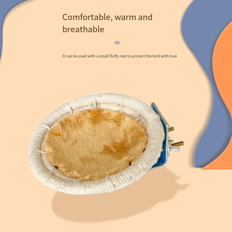 Hand-Woven Hemp Rope Bird Nest