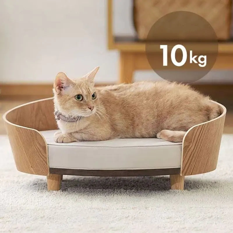 Wooden Cushion Bed