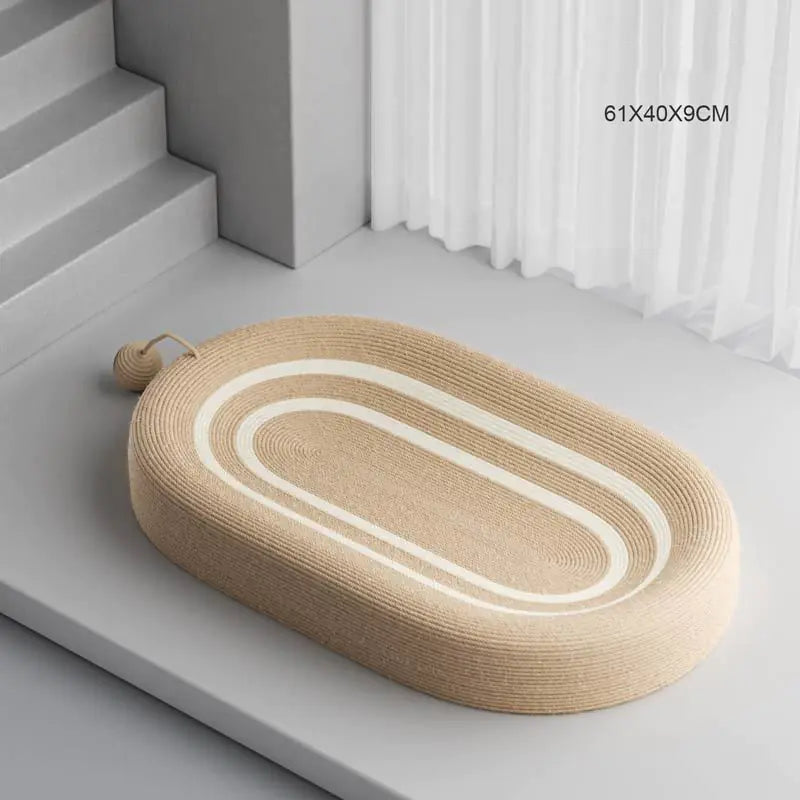 Oversized Sisal Cat Scratch Board Bed