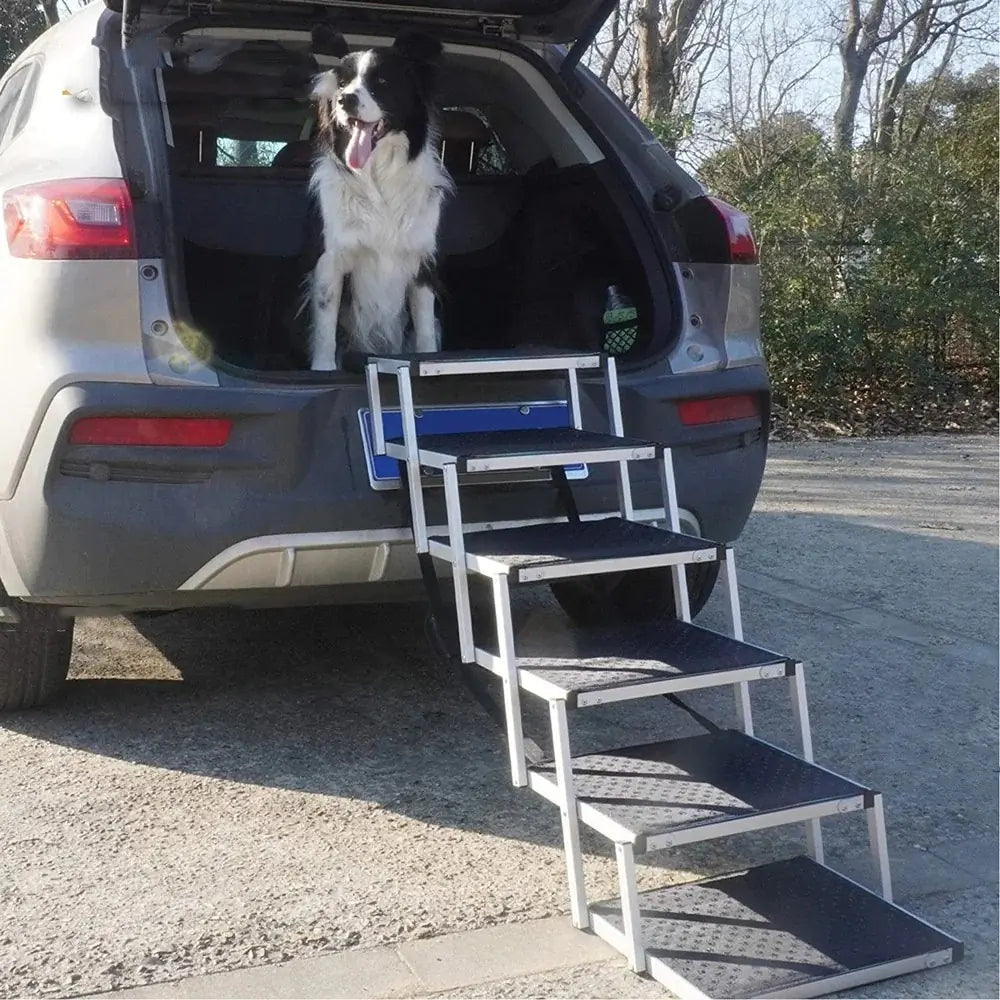 Pet Aluminum 6-Step Foldable Dog Ladder