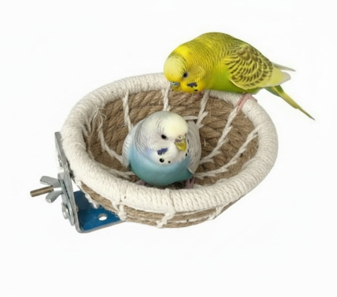 Hand-Woven Hemp Rope Bird Nest