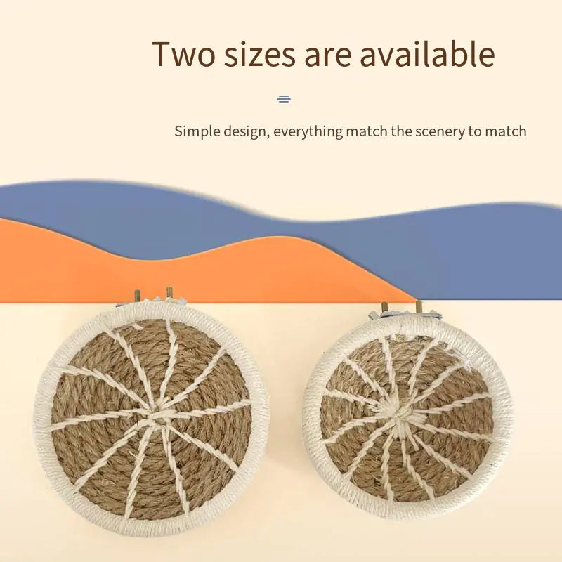 Hand-Woven Hemp Rope Bird Nest