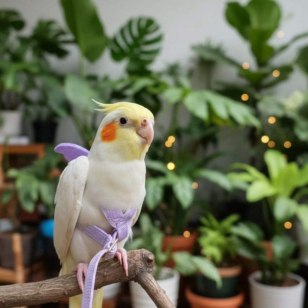 Bird Harness with Traction Rope