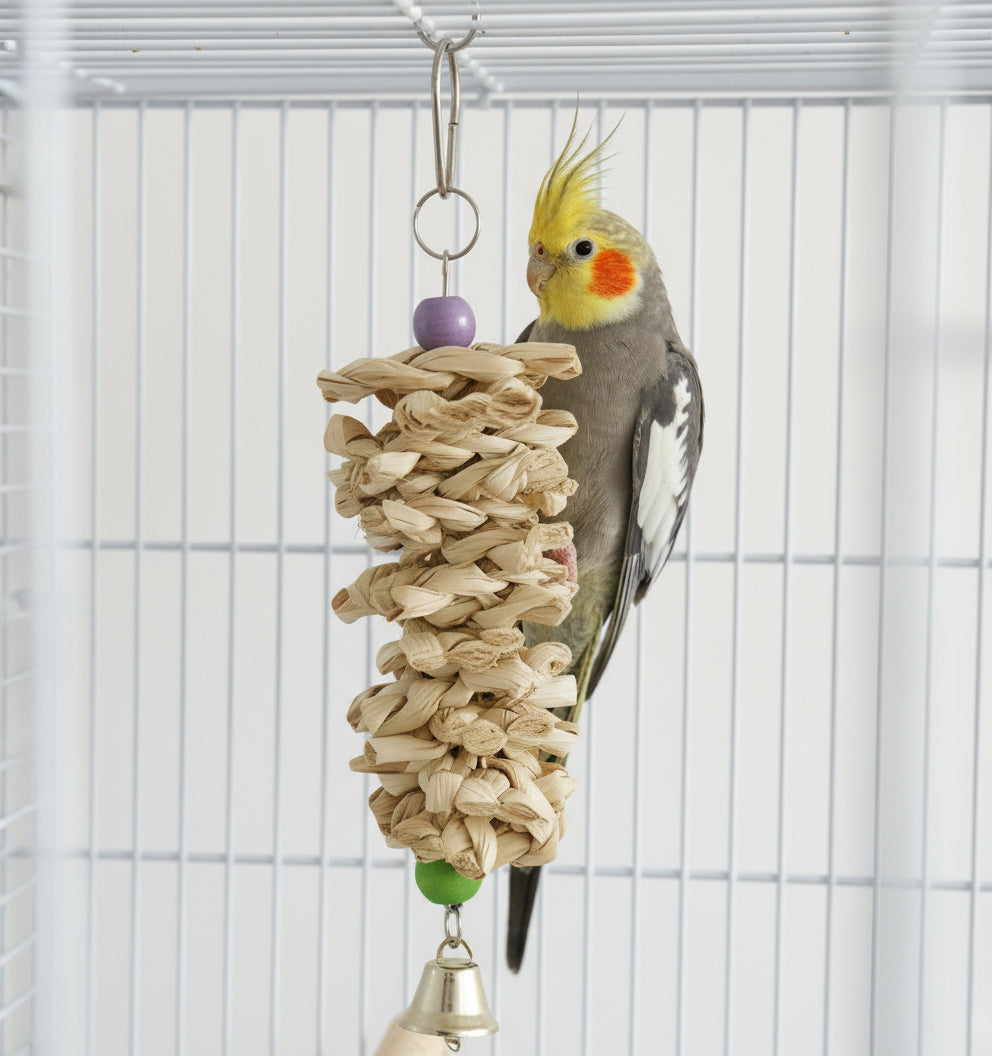Parrot Chew Toy with Bell
