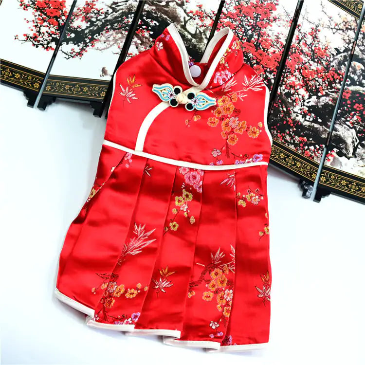 Cheongsam Dog Dress