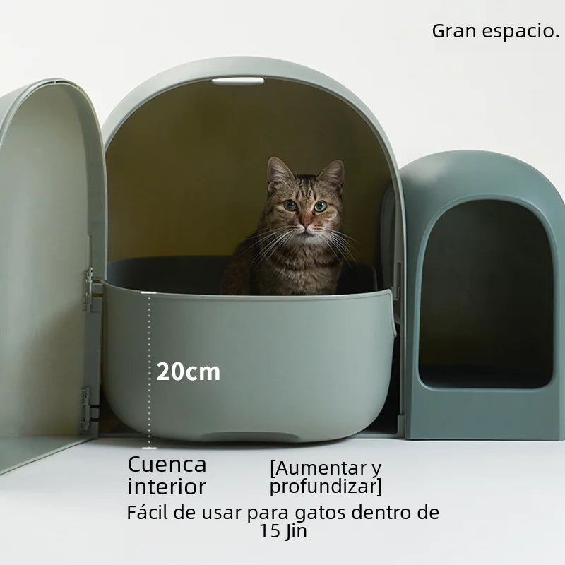 Enclosed Odor Control Litter Box