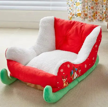 Cozy Sleigh Pet Bed